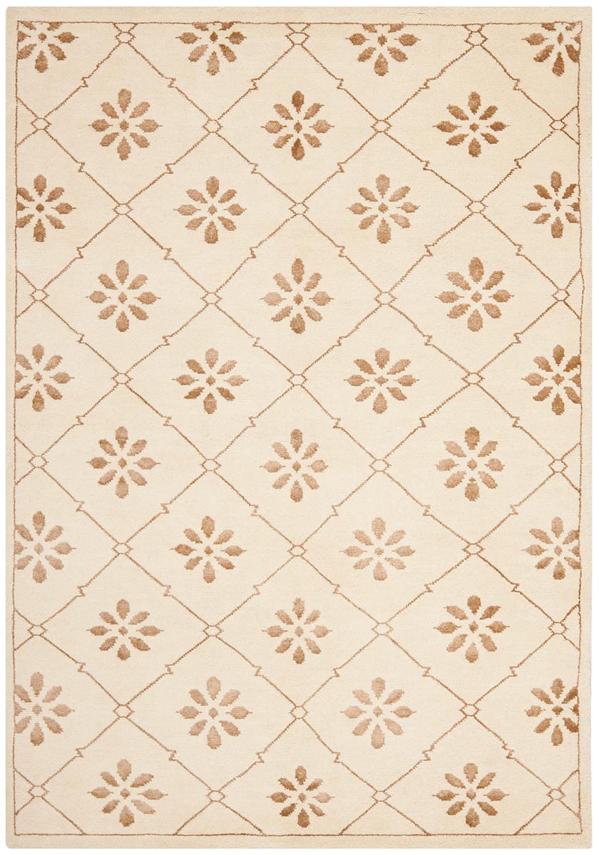 Safavieh Mosaic Mos154A Cream / Light Brown Rugs.
