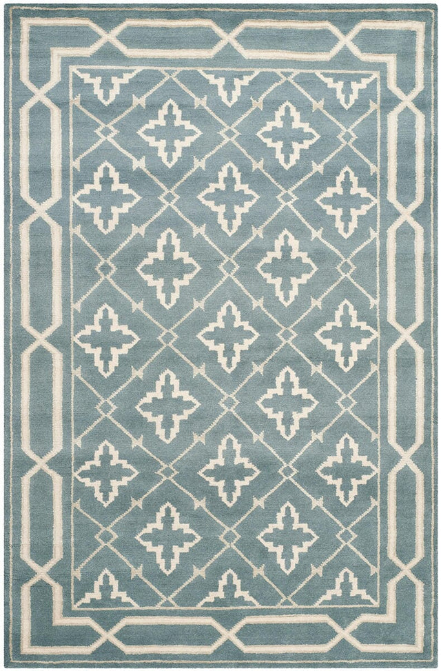 Safavieh Mosaic Mos163A Blue / Beige Rugs.