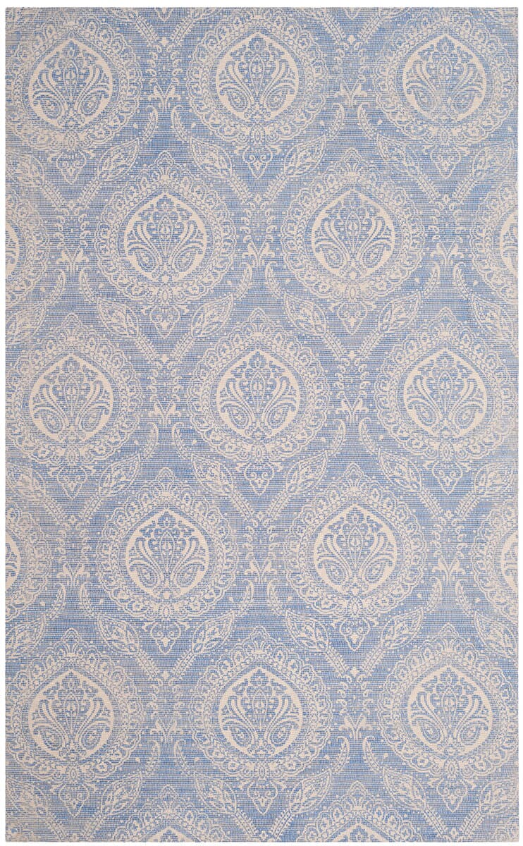 Safavieh Marbella Mrb405M Blue / Ivory Rugs.