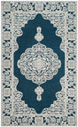 Safavieh Marbella Mrb615D Dark Blue / Ivory Rugs.