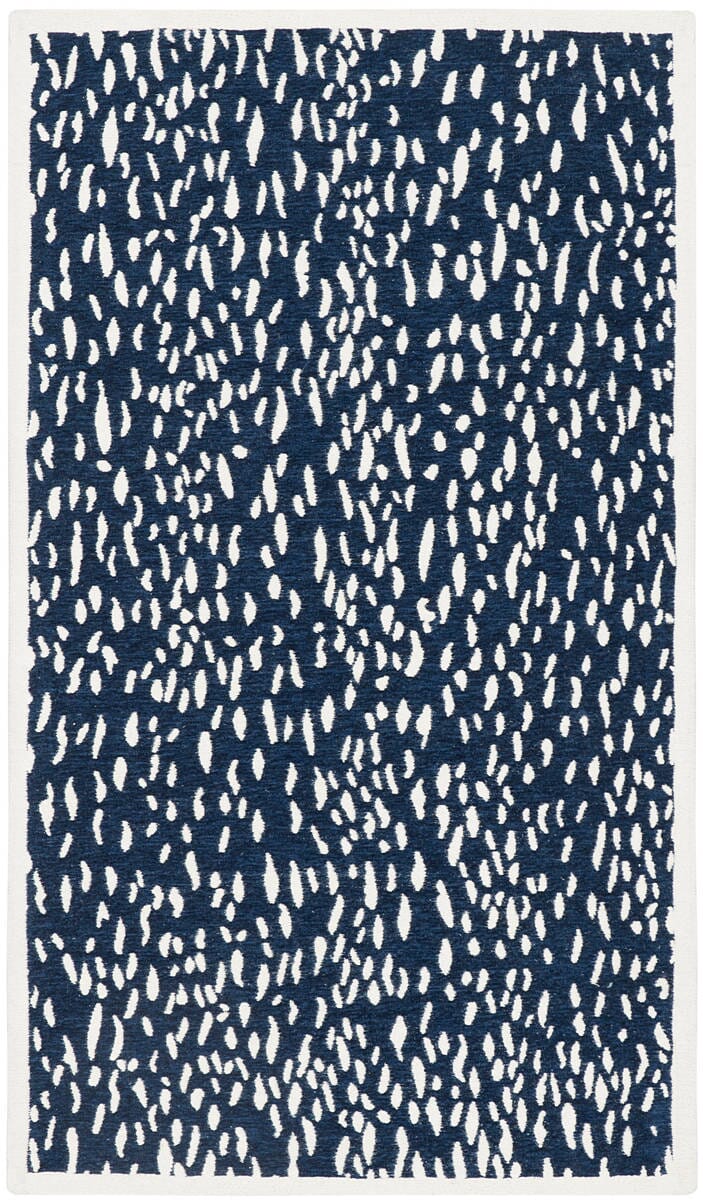Safavieh Marbella Mrb657B Navy Blue / Ivory Rugs.