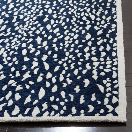 Safavieh Marbella Mrb657B Navy Blue / Ivory Rugs.