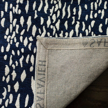 Safavieh Marbella Mrb657B Navy Blue / Ivory Rugs.