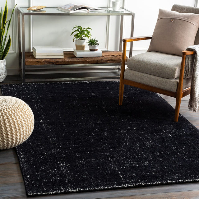 Surya Messina Msn-2303 Black, White Rug.
