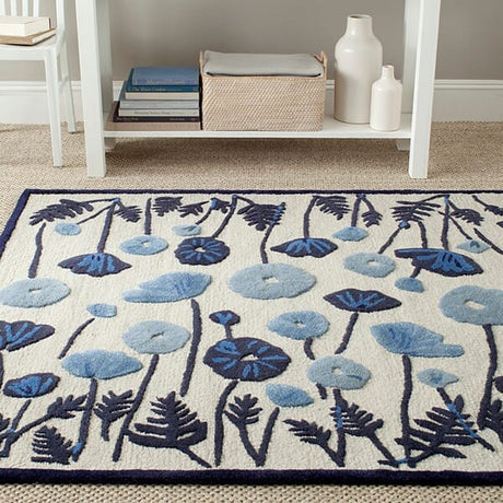 Safavieh Martha Stewart Msr3627A Azurite Blue Rugs.