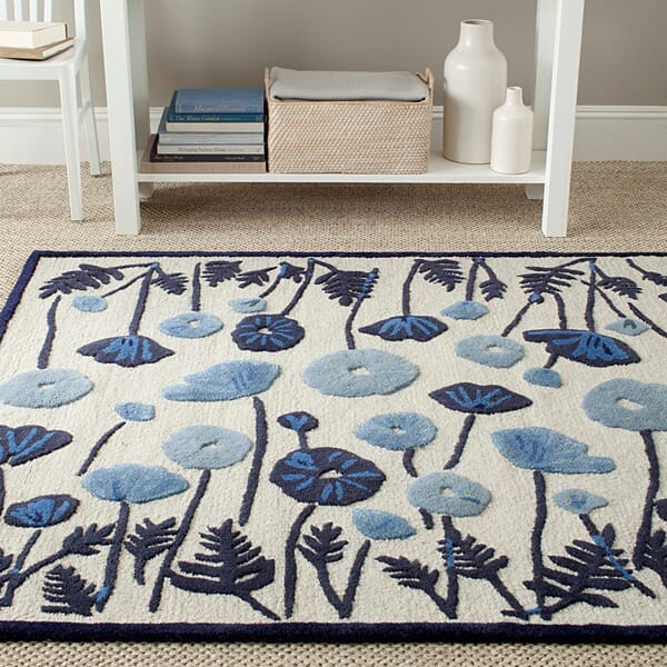 Safavieh Martha Stewart Msr3627A Azurite Blue Rugs.