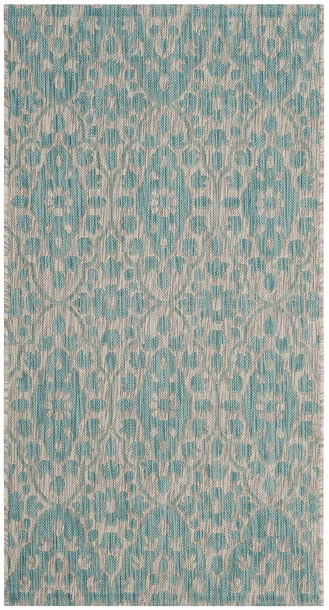 Safavieh Martha Stewart Msr4115-37112 Grey / Aqua Rugs.
