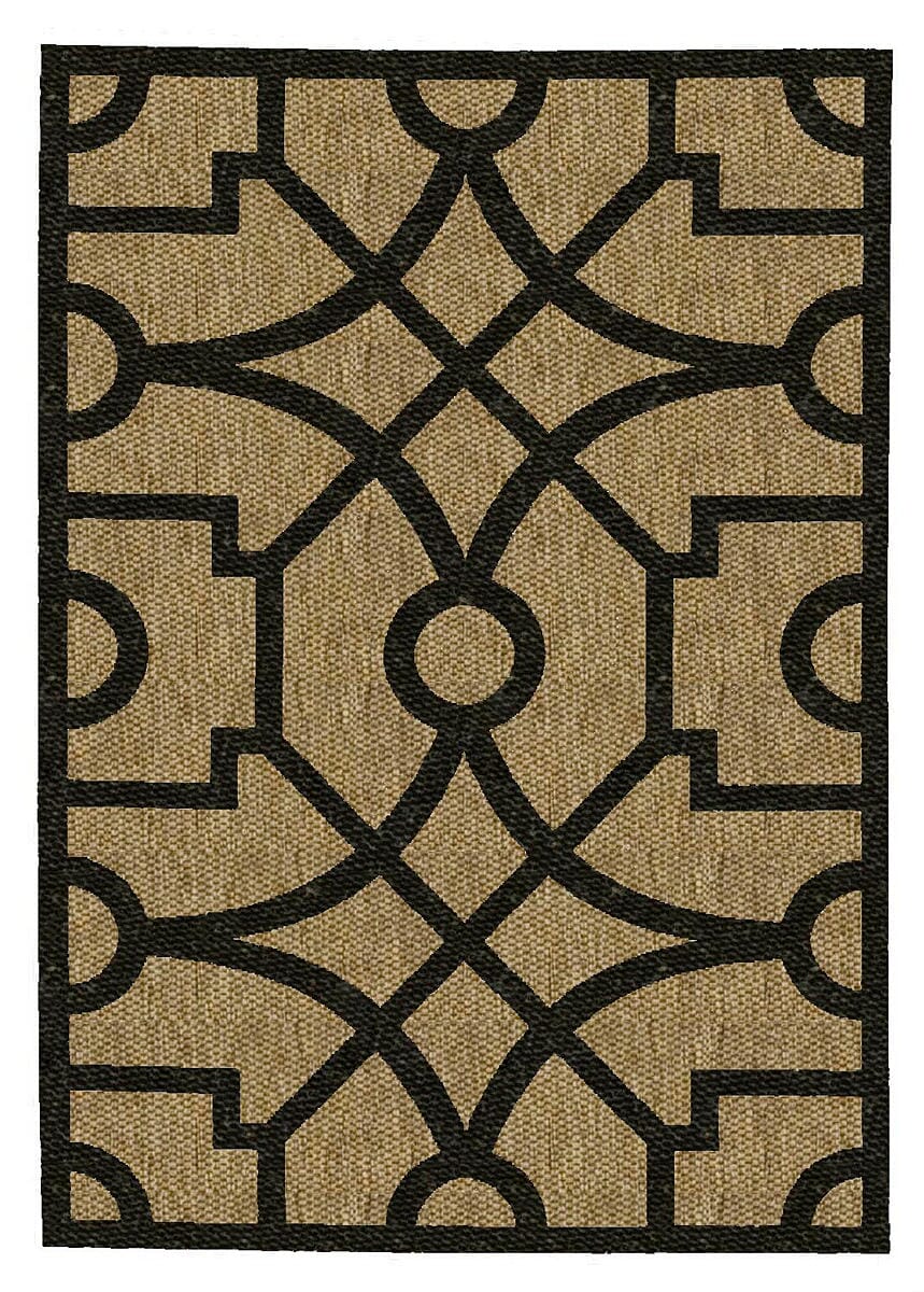 Safavieh Martha Stewart Msr4121H Dark Beig / Black Rugs.