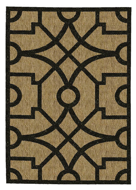 Safavieh Martha Stewart Msr4121H Dark Beig / Black Rugs.