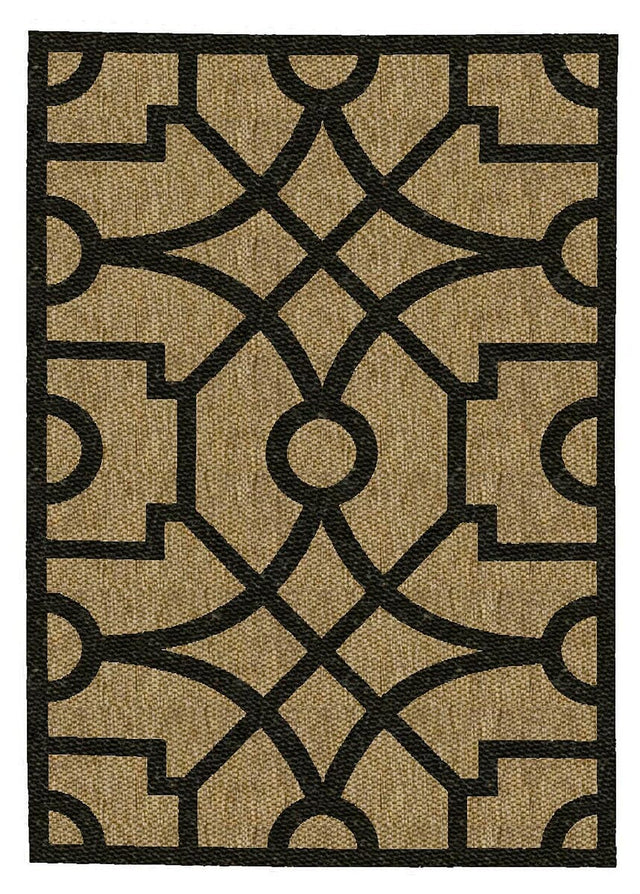 Safavieh Martha Stewart Msr4121H Dark Beig / Black Rugs.