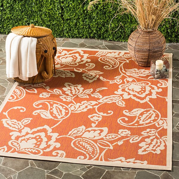 Safavieh Martha Stewart Msr4182-23121 Terracotta / Beige Rugs.