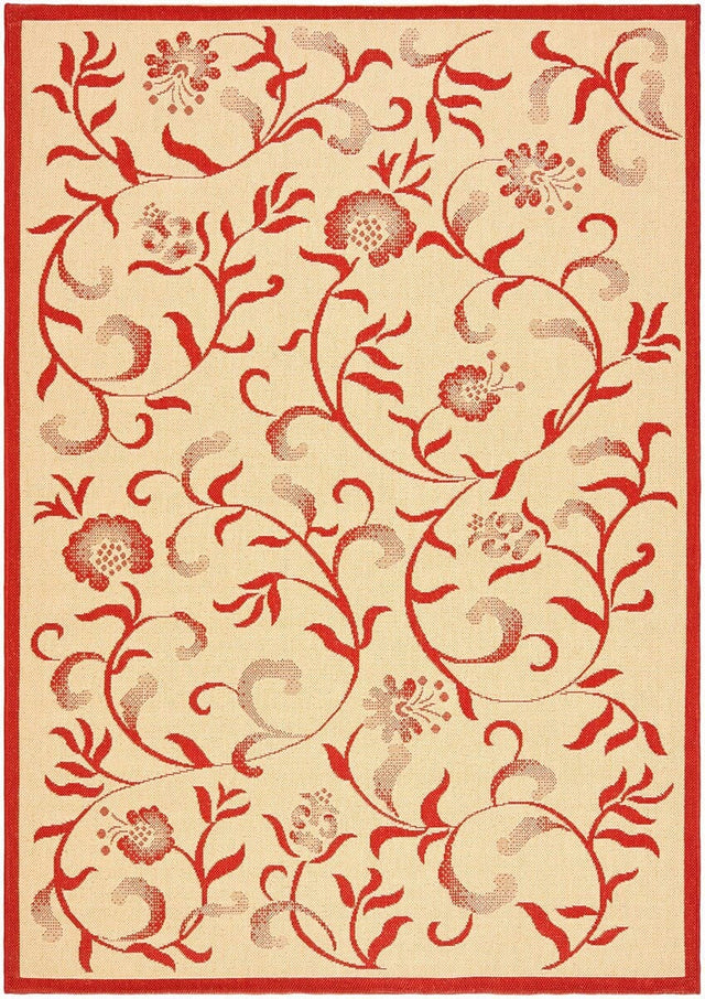 Safavieh Martha Stewart Msr4251-18 Creme / Red Rugs.