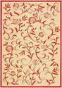 Safavieh Martha Stewart Msr4251-18 Creme / Red Rugs.
