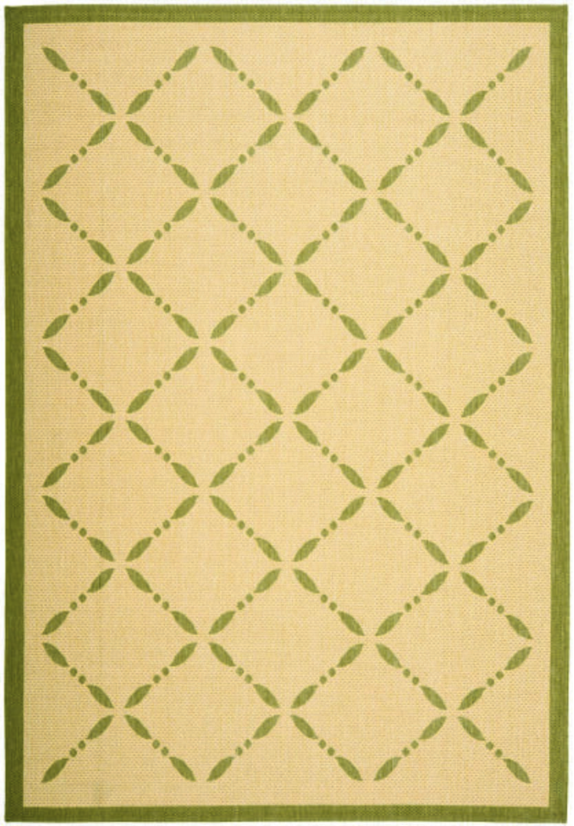 Safavieh Martha Stewart Msr4252-14 Cream / Green Rugs.