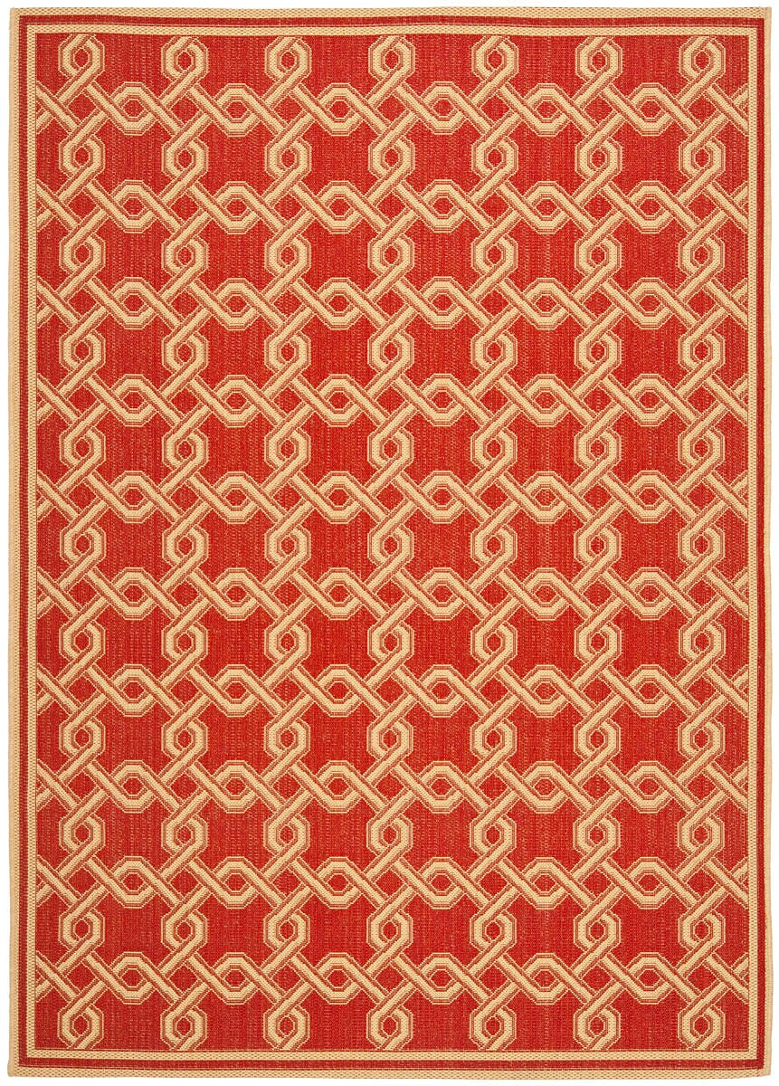 Safavieh Martha Stewart Msr4253-28 Red / Creme Rugs.