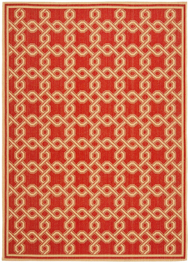 Safavieh Martha Stewart Msr4253-28 Red / Creme Rugs.
