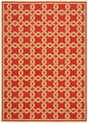 Safavieh Martha Stewart Msr4253-28 Red / Creme Rugs.