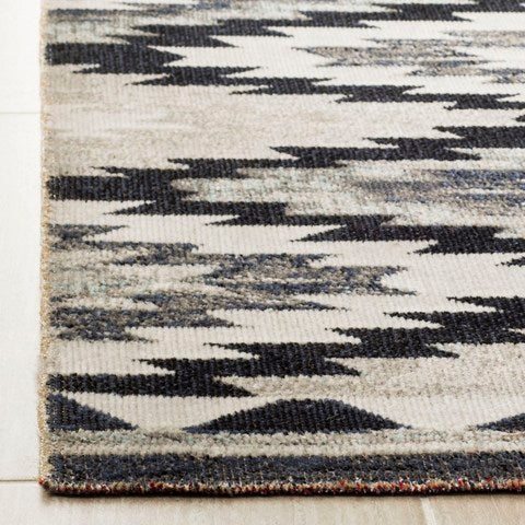 Safavieh Montage Mtg216H Grey / Black Rugs.