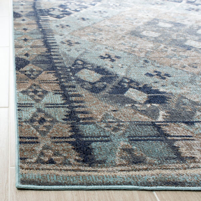 Safavieh Montage Mtg236K Blue / Grey Rugs.