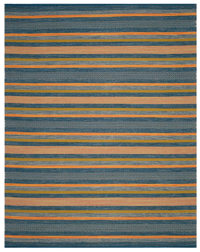 Safavieh Montauk Mtk213A Blue/Orange Rug.