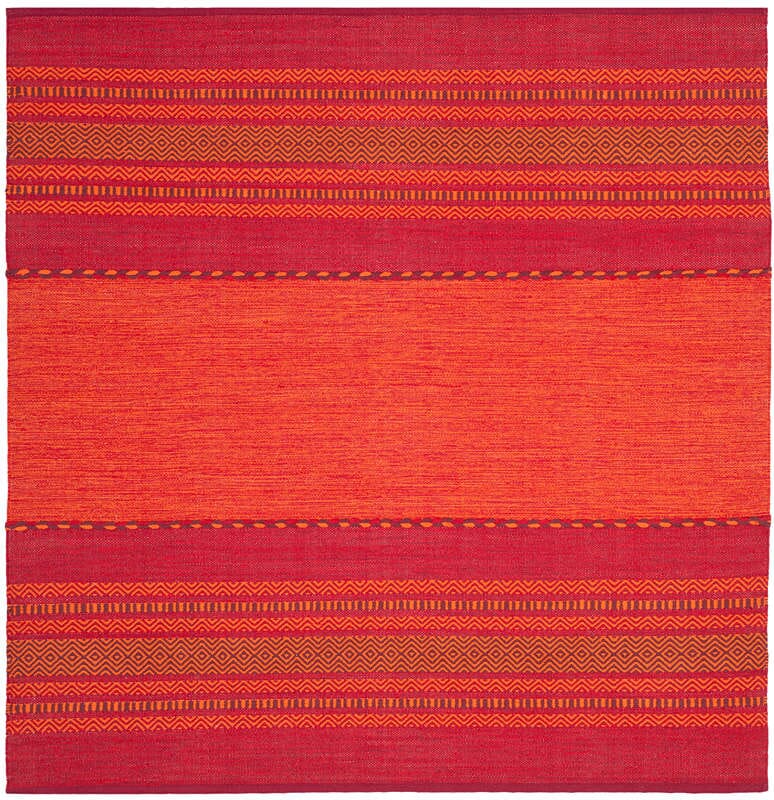 Safavieh Montauk Mtk215A Orange/Red Rug.