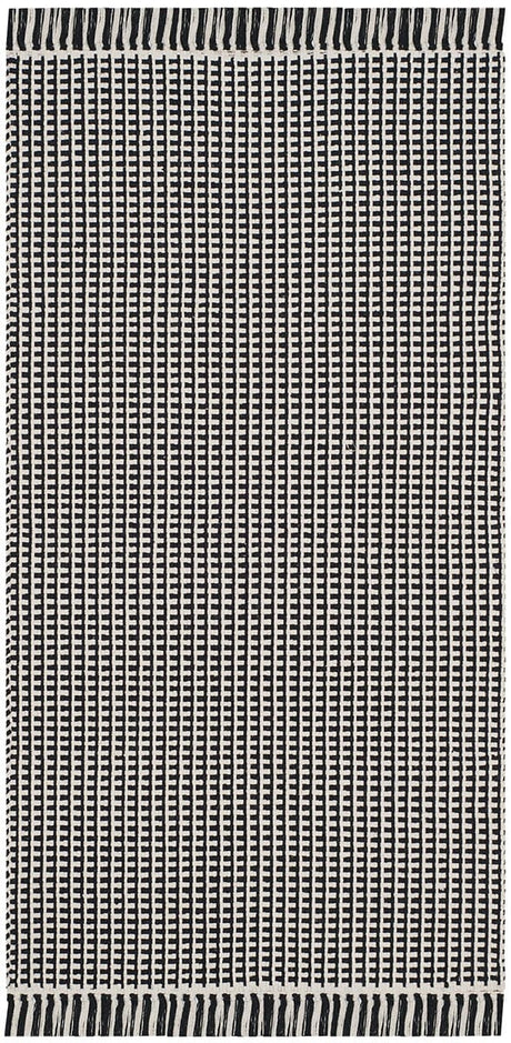Safavieh Montauk Mtk340D Ivory / Black Rugs.