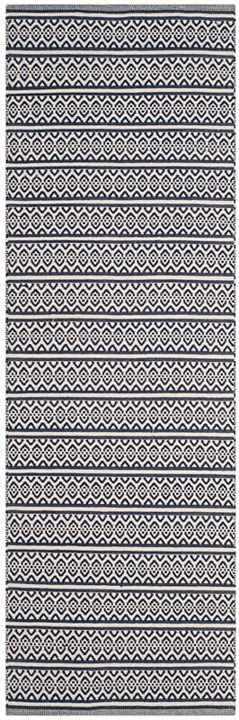 Safavieh Montauk Mtk341B Ivory / Navy Rugs.
