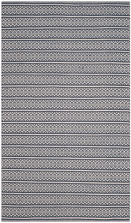 Safavieh Montauk Mtk341B Ivory / Navy Rugs.