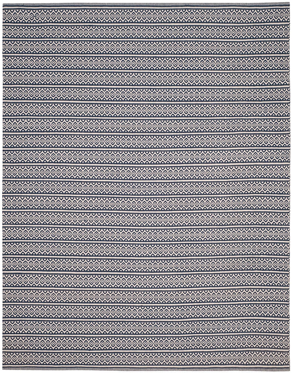 Safavieh Montauk Mtk341B Ivory / Navy Rugs.