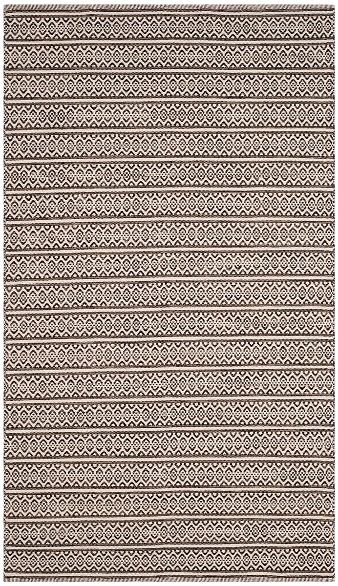 Safavieh Montauk Mtk341D Ivory / Black Rugs.