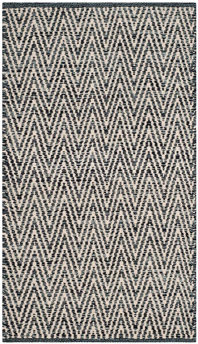 Safavieh Montauk Mtk411A Ivory / Dark Grey Rugs.