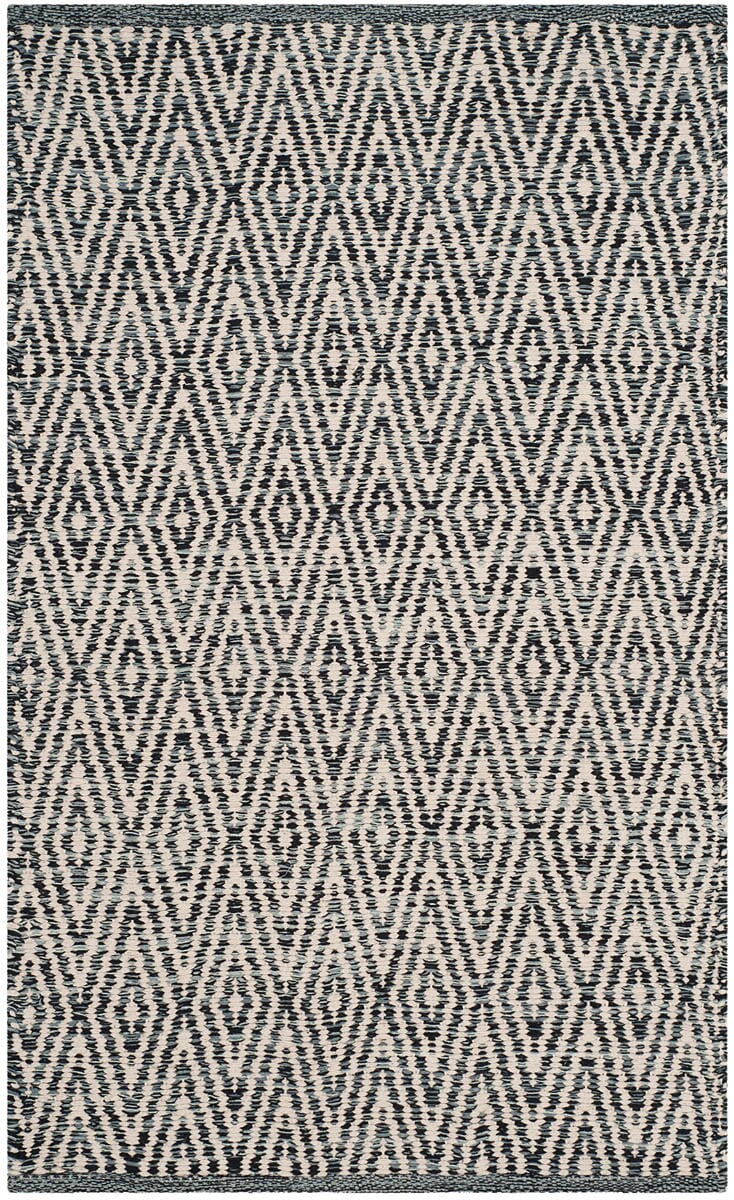 Safavieh Montauk Mtk414A Ivory / Dark Grey Rugs.