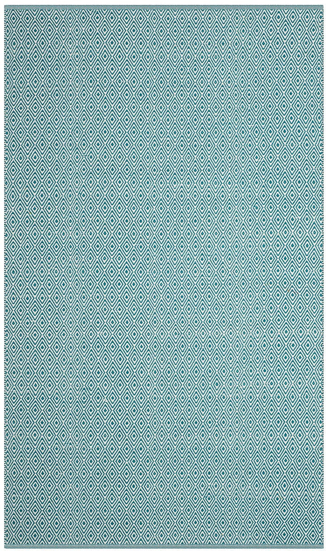 Safavieh Montauk Mtk515B Ivory / Turquoise Rugs.