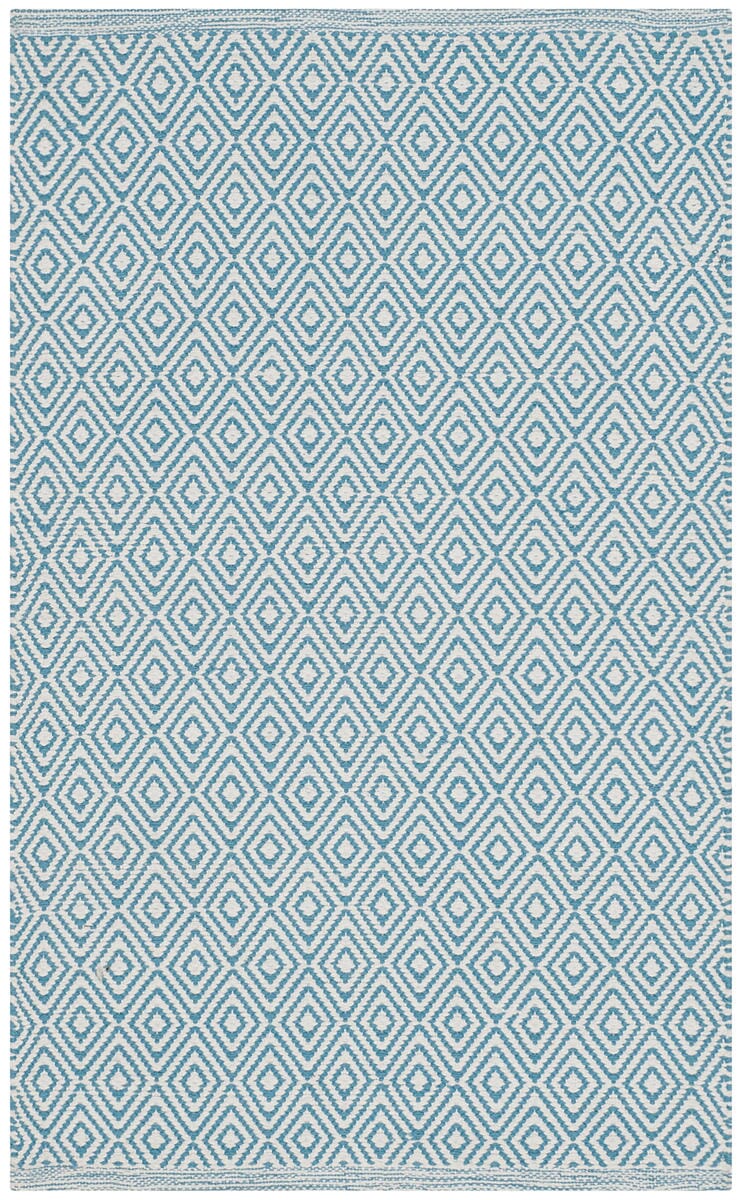 Safavieh Montauk Mtk515D Ivory / Light Blue Rugs.