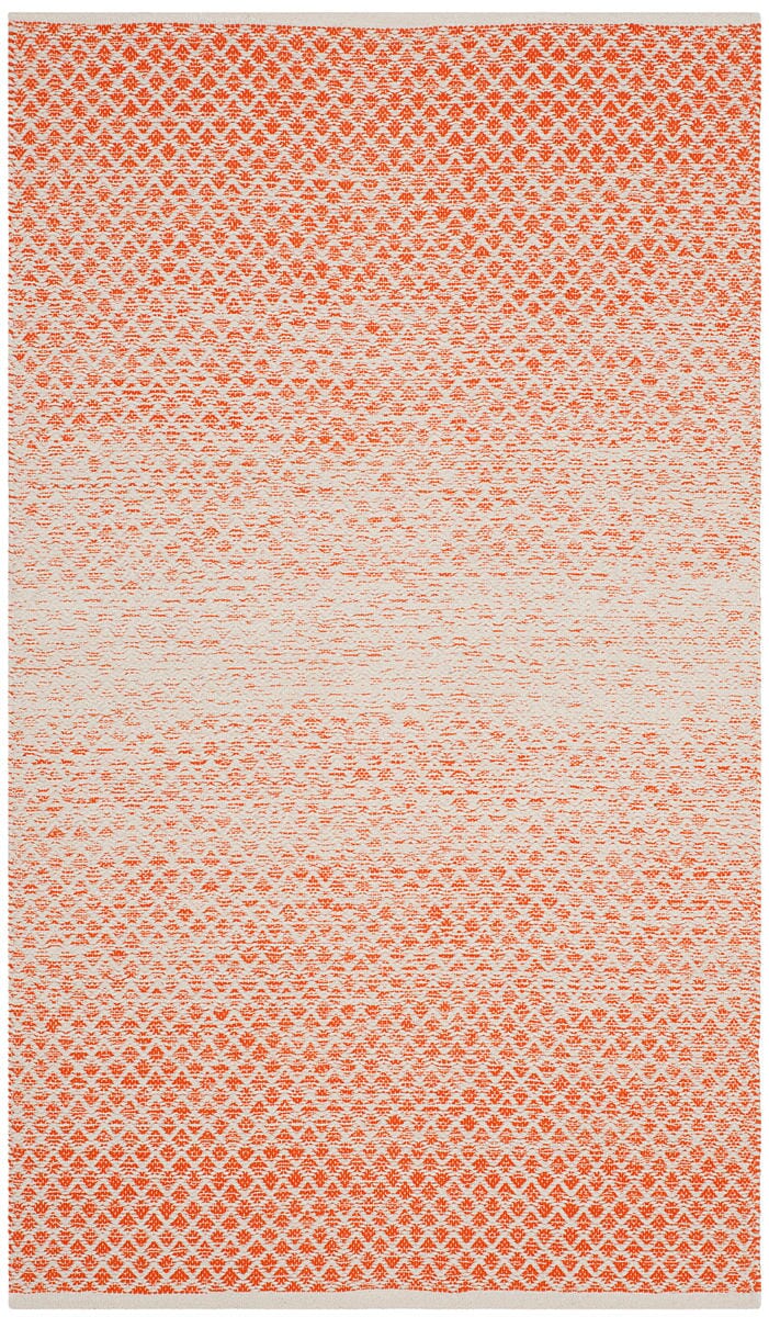 Safavieh Montauk Mtk601D Orange/Ivory Rug.