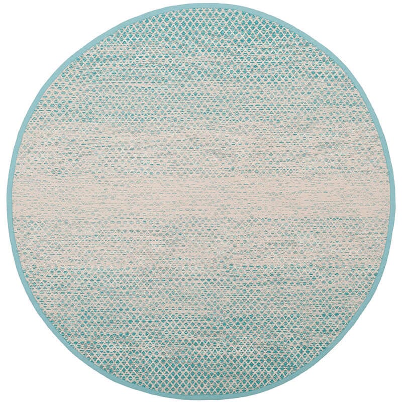 Safavieh Montauk Mtk601E Turquoise/Ivory Rug.