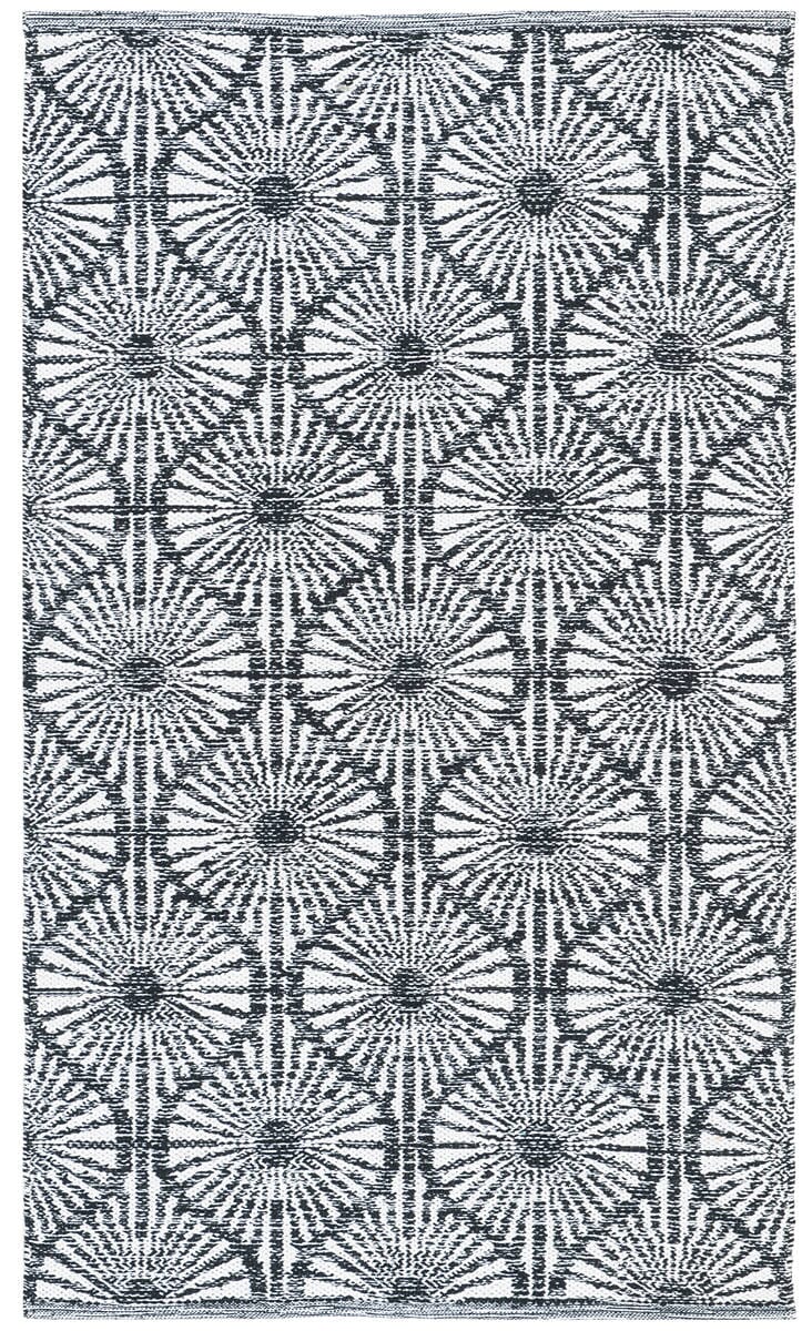 Safavieh Montauk Mtk606A Black / Ivory Rugs.