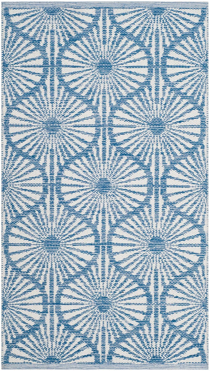 Safavieh Montauk Mtk606B Blue / Ivory Rugs.