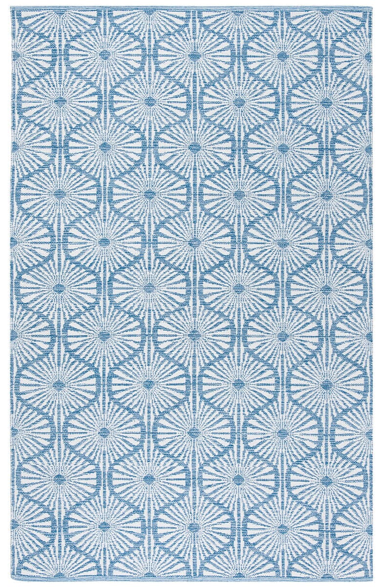 Safavieh Montauk Mtk606B Blue / Ivory Rugs.