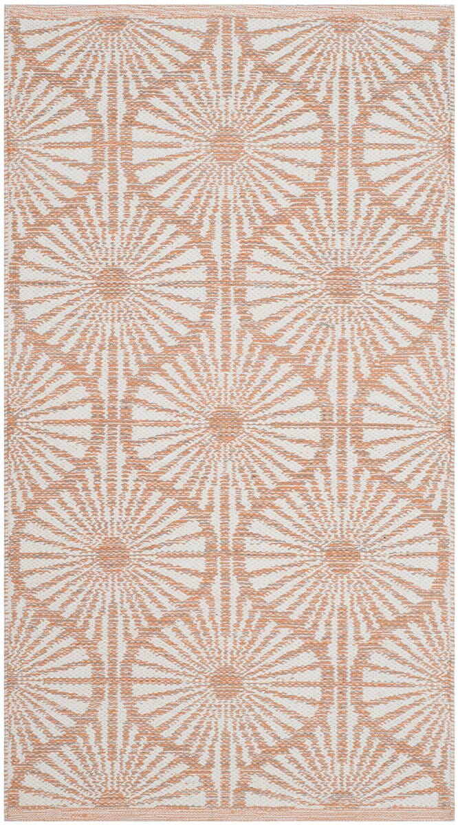 Safavieh Montauk Mtk606D Orange / Ivory Rugs.