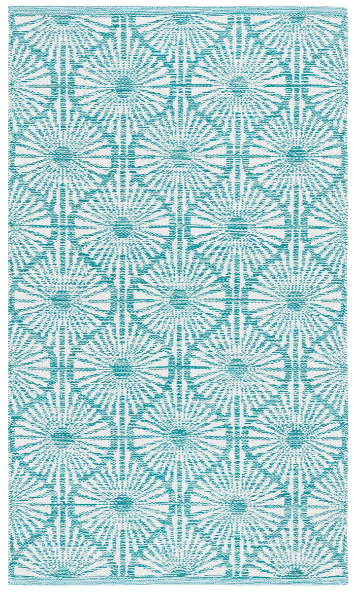 Safavieh Montauk Mtk606H Aqua / Ivory Rugs.