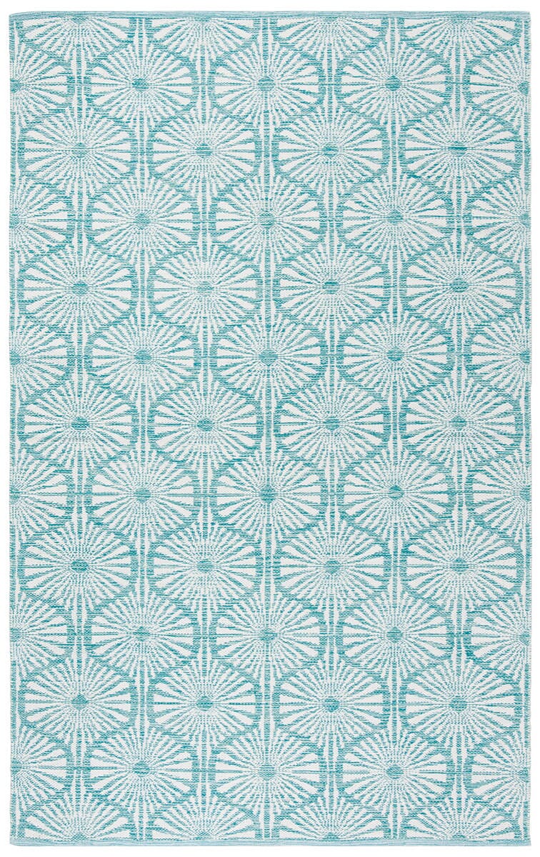 Safavieh Montauk Mtk606H Aqua / Ivory Rugs.
