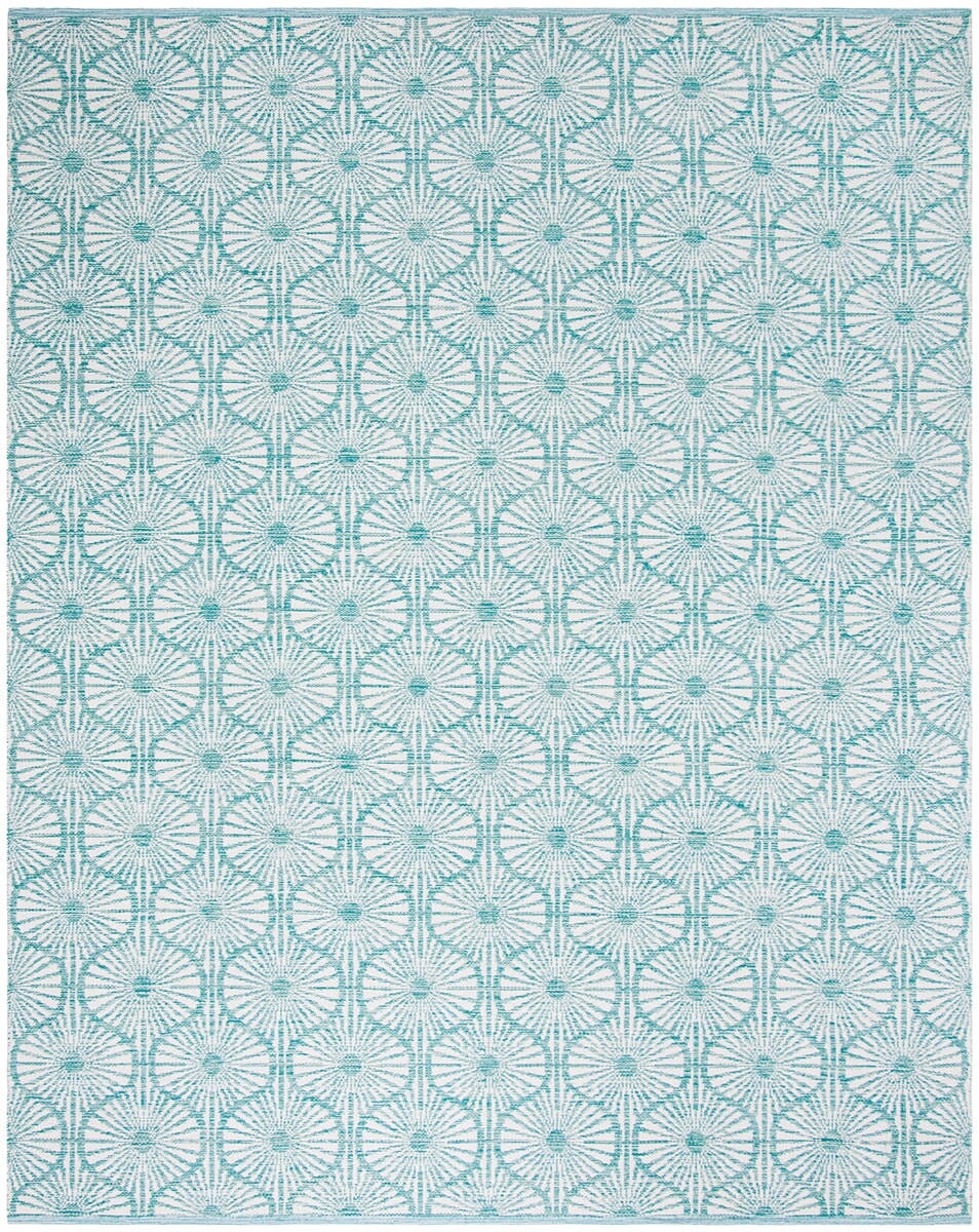 Safavieh Montauk Mtk606H Aqua / Ivory Rugs.
