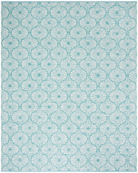 Safavieh Montauk Mtk606H Aqua / Ivory Rugs.