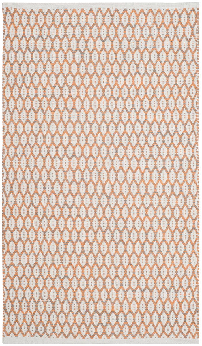 Safavieh Montauk Mtk608D Orange/Ivory Rug.