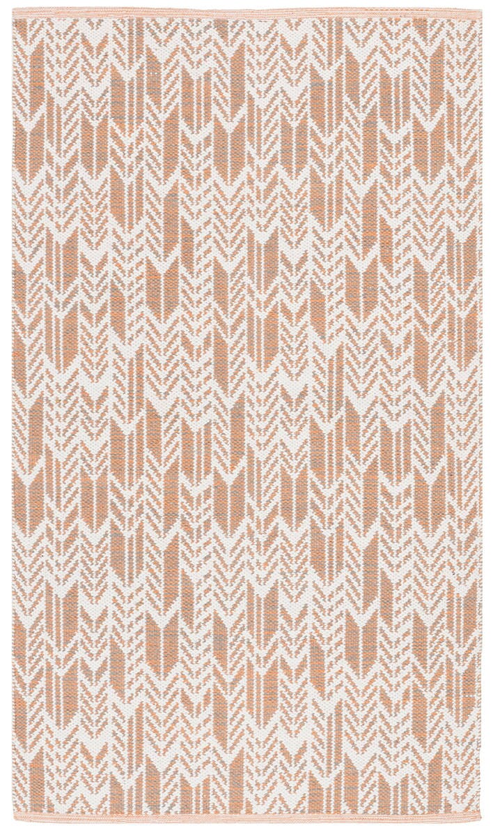 Safavieh Montauk Mtk609D Orange / Ivory Rugs.