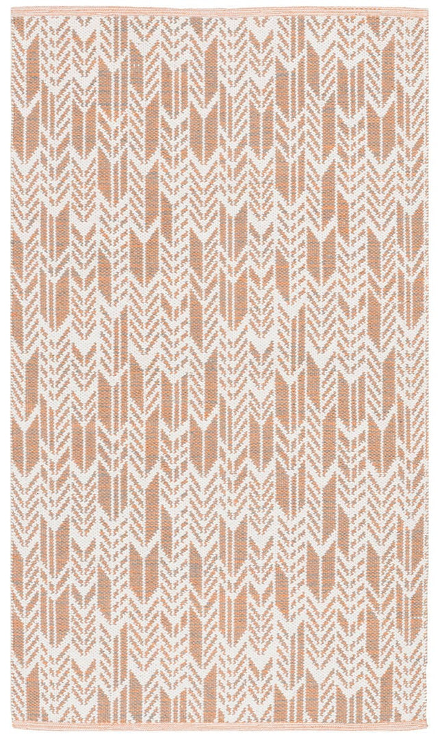 Safavieh Montauk Mtk609D Orange / Ivory Rugs.