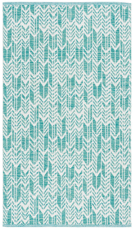 Safavieh Montauk Mtk609H Aqua / Ivory Rugs.