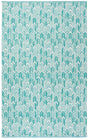 Safavieh Montauk Mtk609H Aqua / Ivory Rugs.