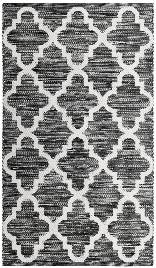 Safavieh Montauk Mtk611J Charcoal / Ivory Rugs.